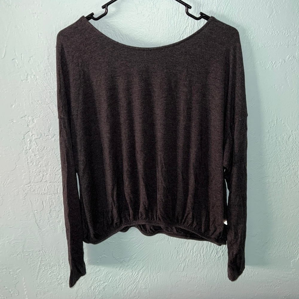 JoyLab (target workout brand), Long sleeve charcoal grey workout top, large